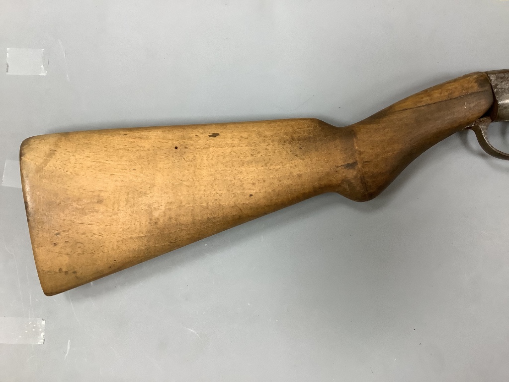 An air rifle, pre- war - stock loose